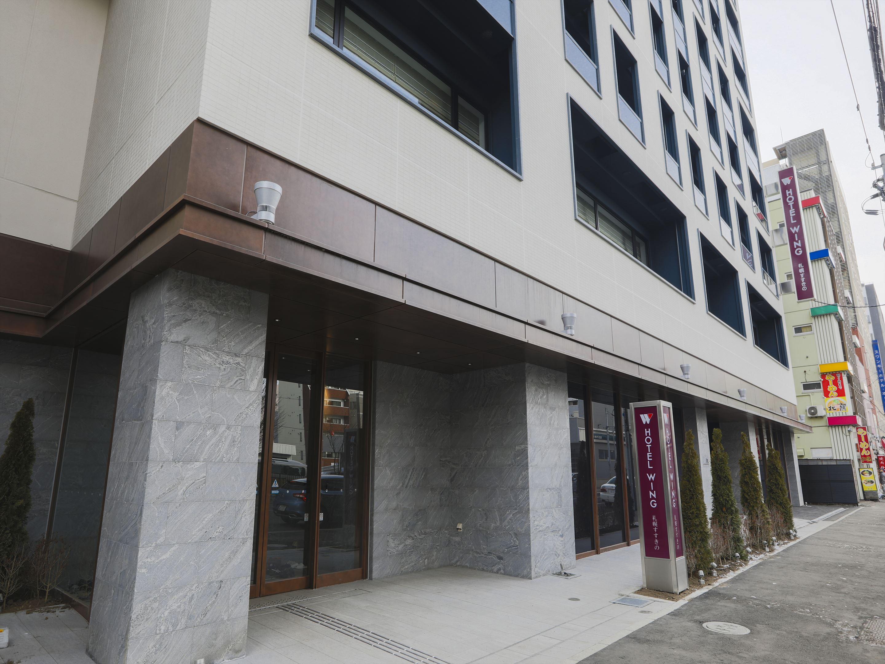 Hotel Wing International Sapporo Susukino Exterior foto
