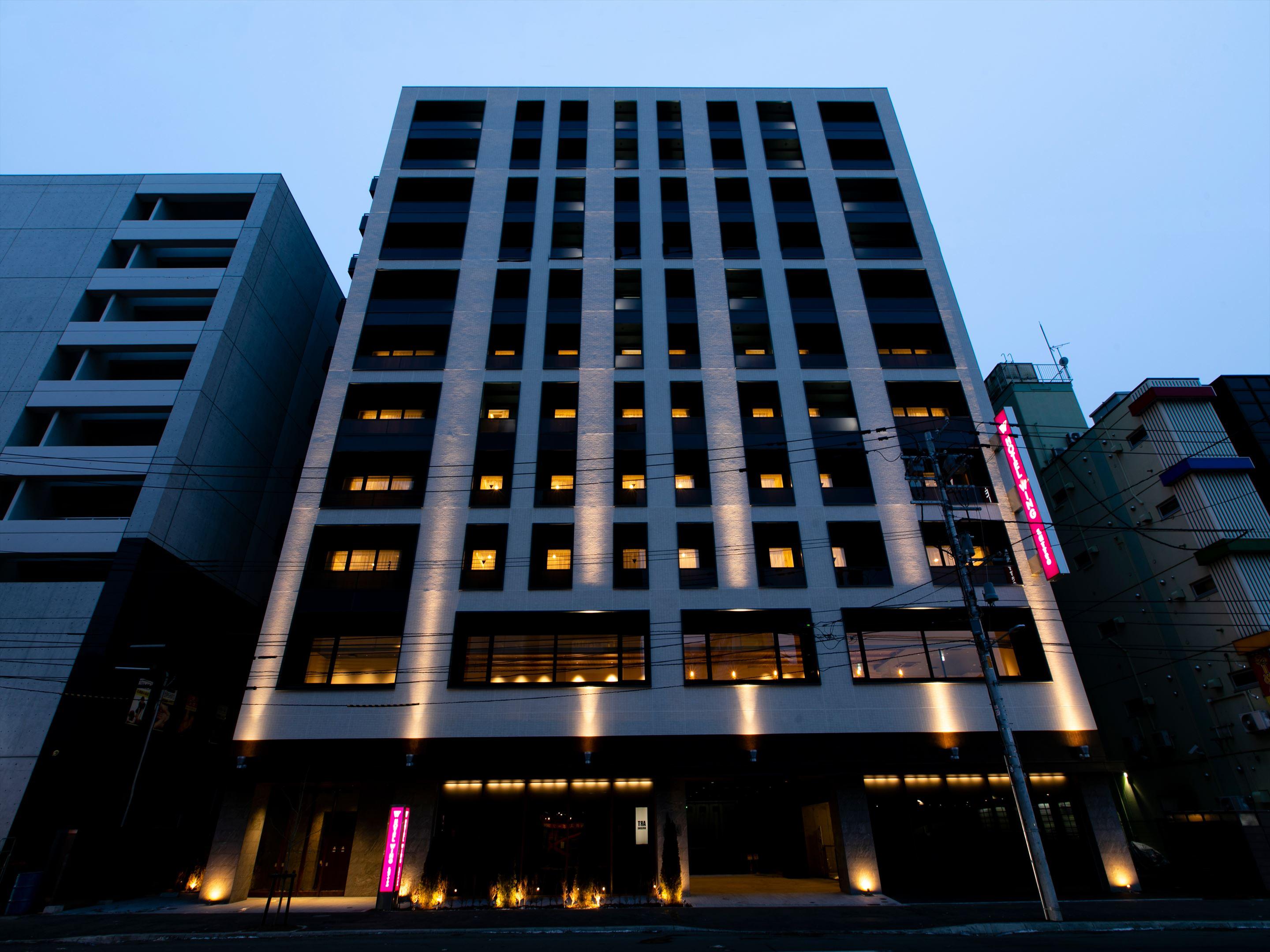 Hotel Wing International Sapporo Susukino Exterior foto